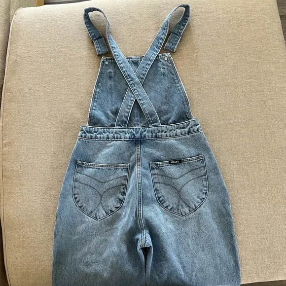 Rollas Light Blue Denim Overalls - Picture 13 of 15